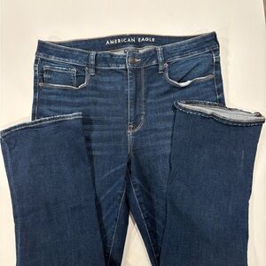American Eagle Outfitters Women's high rise skinny kick jeans sz 12